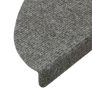 Stufenmatten Selbstklebend 15 Stk. 56x17x3 cm Grau