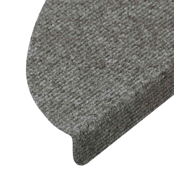 Stufenmatten Selbstklebend 15 Stk. 56x17x3 cm Grau