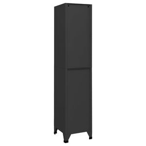 Anthrazit Schließfachschrank 38x40x180 cm