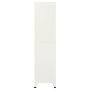 Stahl Schließfachschrank Grau/Blau 90x45x180cm
