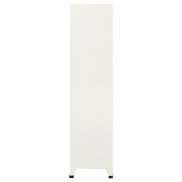 Stahl Schließfachschrank Grau/Blau 90x45x180cm