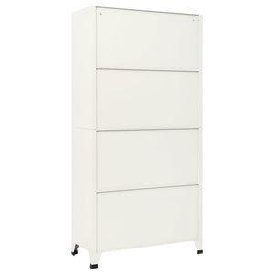 Stahl Schließfachschrank Grau/Blau 90x45x180cm