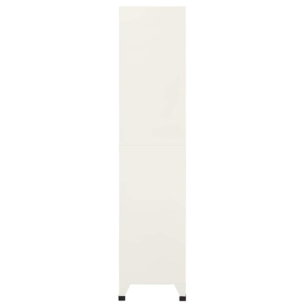 Stahl Schließfachschrank Grau/Blau 90x40x180cm
