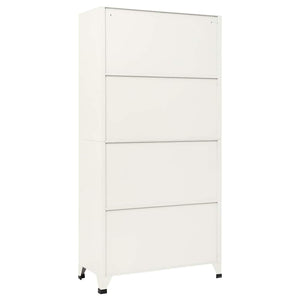 Stahl Schließfachschrank Grau/Blau 90x40x180cm