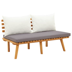 vidaXL Salon de jardin 8 pcs avec coussins Bois d'acacia massif