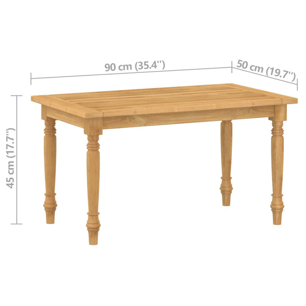 4-tlg. Garten-Lounge-Set mit Kissen Massivholz Teak