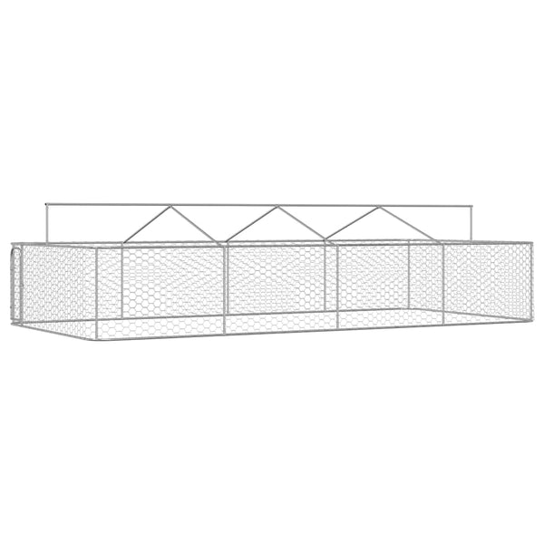 Outdoor-Hundezwinger mit Dach 600x300x150 cm