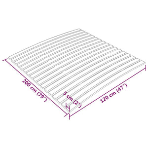 Lattenrost 120x200 cm Ersatz mit 17 Latten