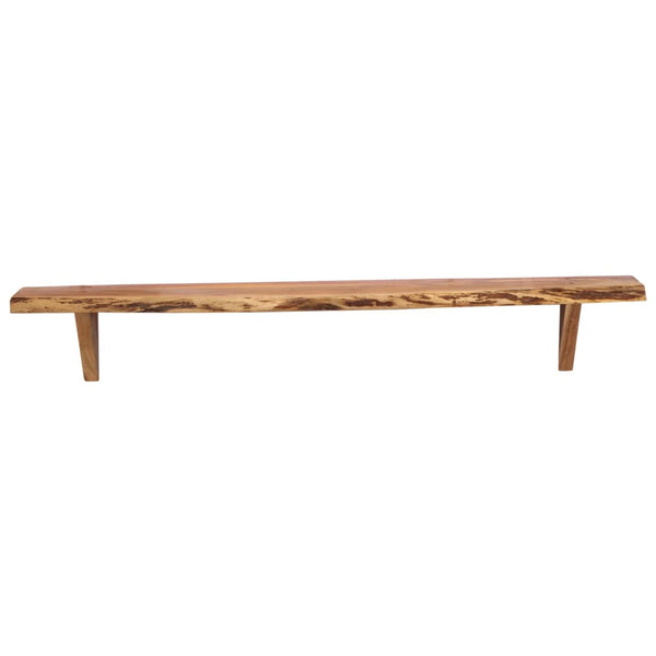 Wandregale aus Akazie Massivholz, 2er Set