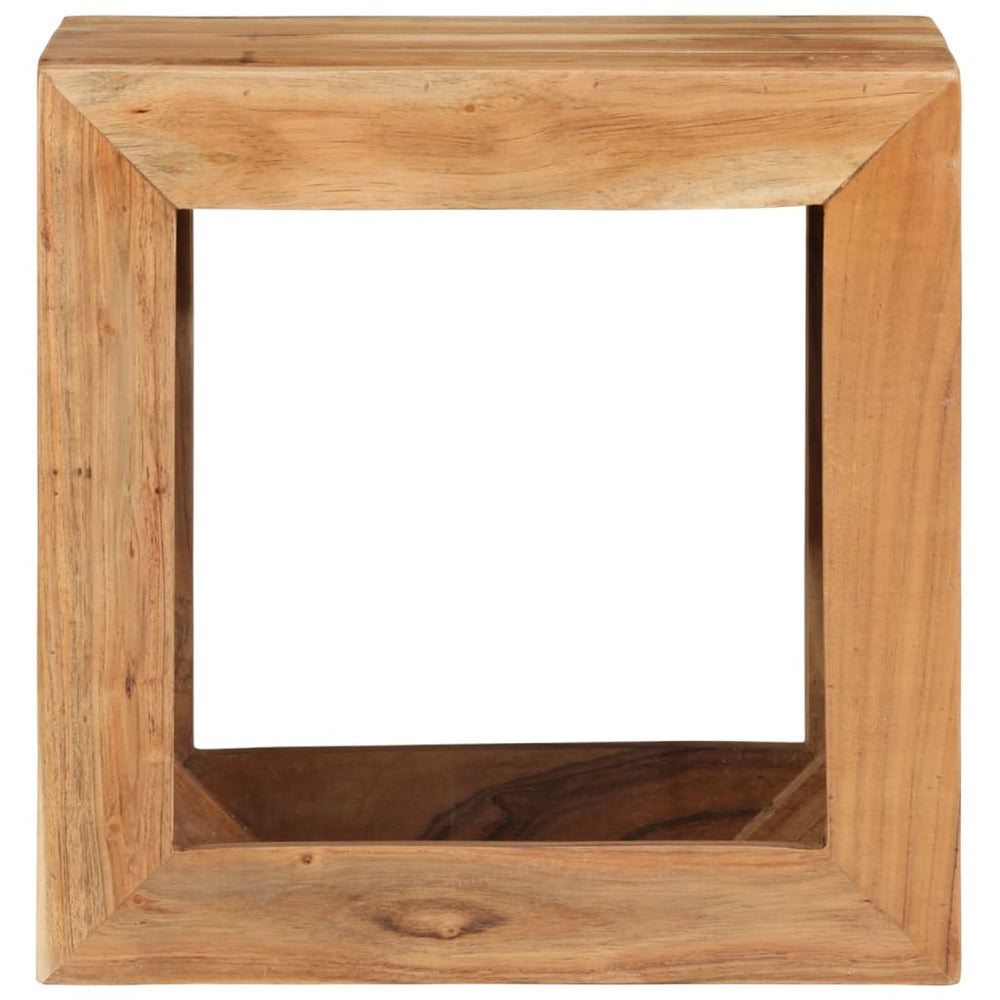 Akazie Hocker 40x30x40cm Massivholz
