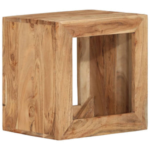 Akazie Hocker 40x30x40cm Massivholz