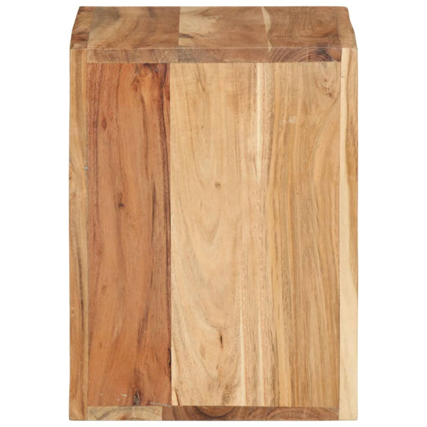 Akazie Hocker 40x30x40cm Massivholz