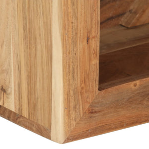 Akazie Hocker 40x30x40cm Massivholz