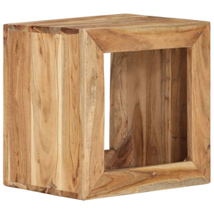 Akazie Hocker 40x30x40cm Massivholz