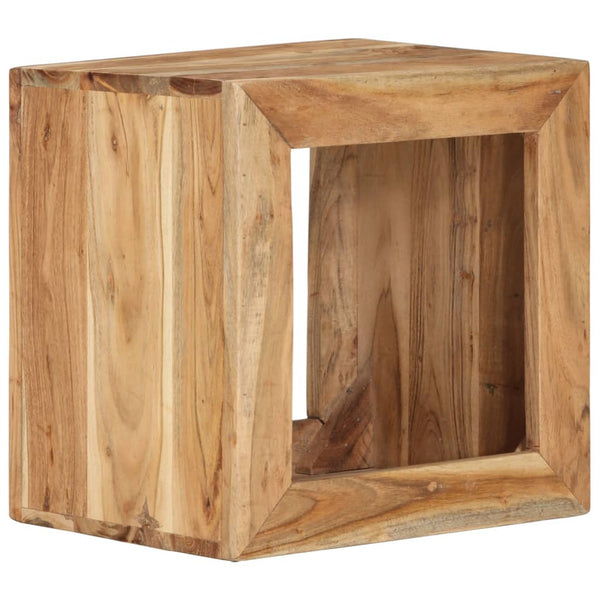 Akazie Hocker 40x30x40cm Massivholz