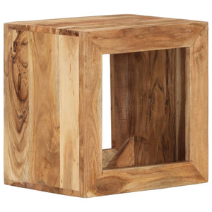 Akazie Hocker 40x30x40cm Massivholz