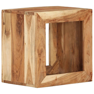 Akazie Hocker 40x30x40cm Massivholz