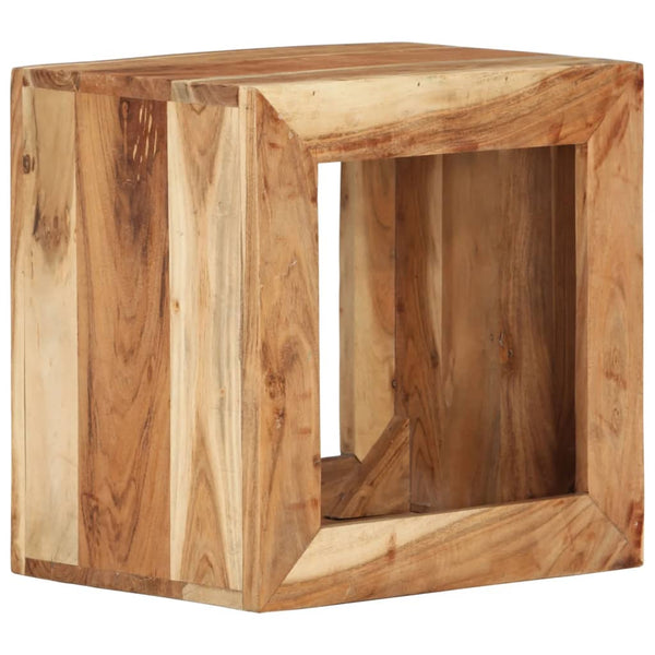 Akazie Hocker 40x30x40cm Massivholz