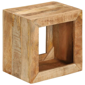Mango Massivholz Hocker 40x30x40 cm