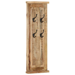 Massivholz Garderoben 2er Set Mango 38x100cm
