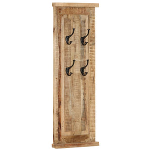 Massivholz Garderoben 2er Set Mango 38x100cm