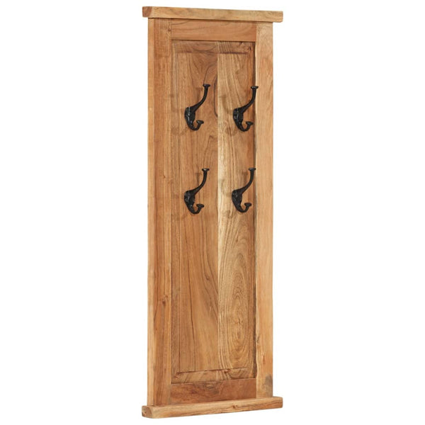 2er Set Garderoben Akazie Massivholz 38x100 cm