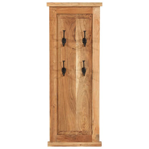 2er Set Garderoben Akazie Massivholz 38x100 cm