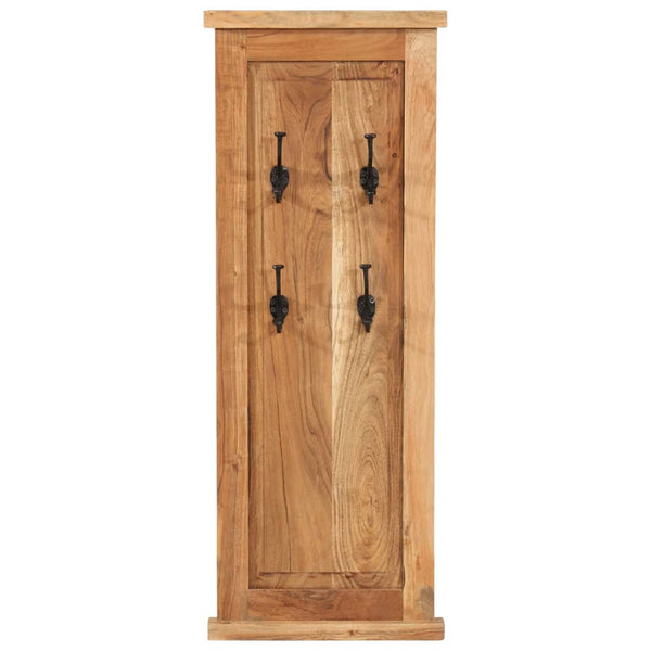 2er Set Garderoben Akazie Massivholz 38x100 cm