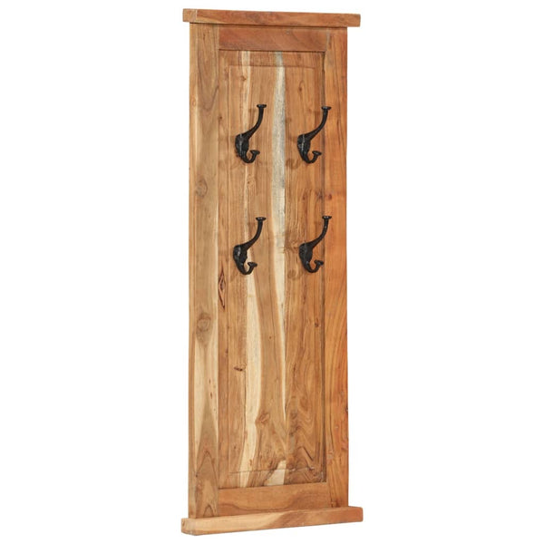 2er Set Garderoben Akazie Massivholz 38x100 cm