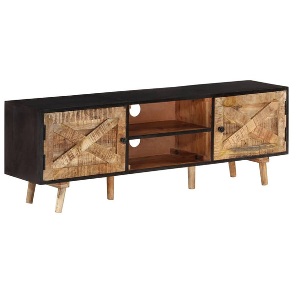 TV-Schrank 140 cm aus Mangoholz & Akazie