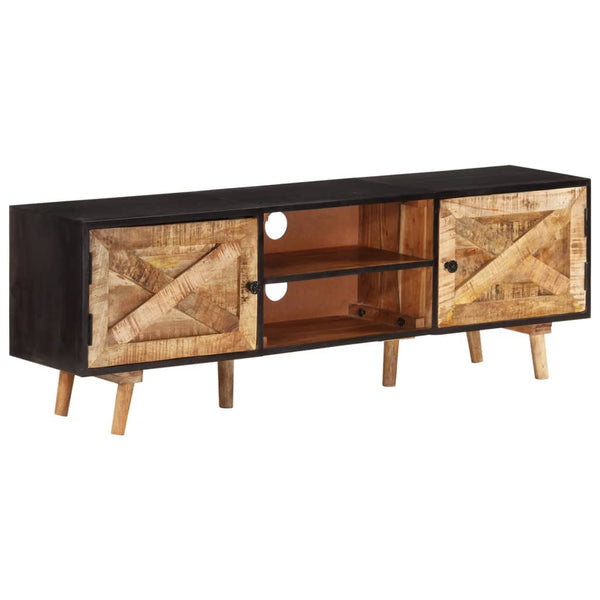 TV-Schrank 140 cm aus Mangoholz & Akazie
