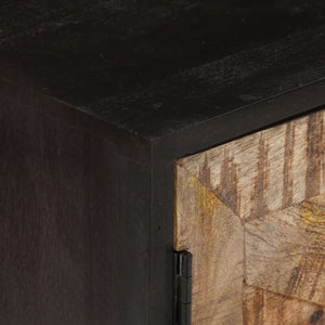TV-Schrank 140 cm aus Mangoholz & Akazie