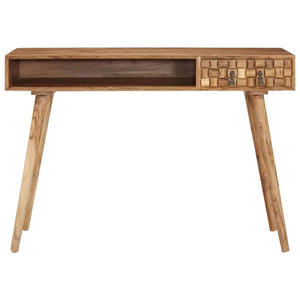 Akazie Massivholz Schreibtisch 110 cm