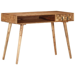 Akazie Massivholz Schreibtisch 110 cm