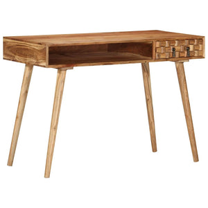 Akazie Massivholz Schreibtisch 110 cm