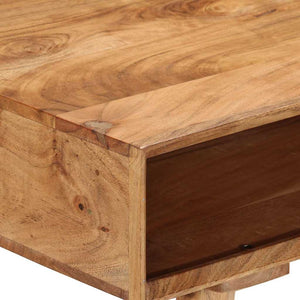 Akazie Massivholz Schreibtisch 110 cm