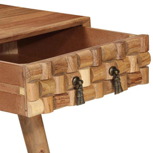 Akazie Massivholz Schreibtisch 110 cm
