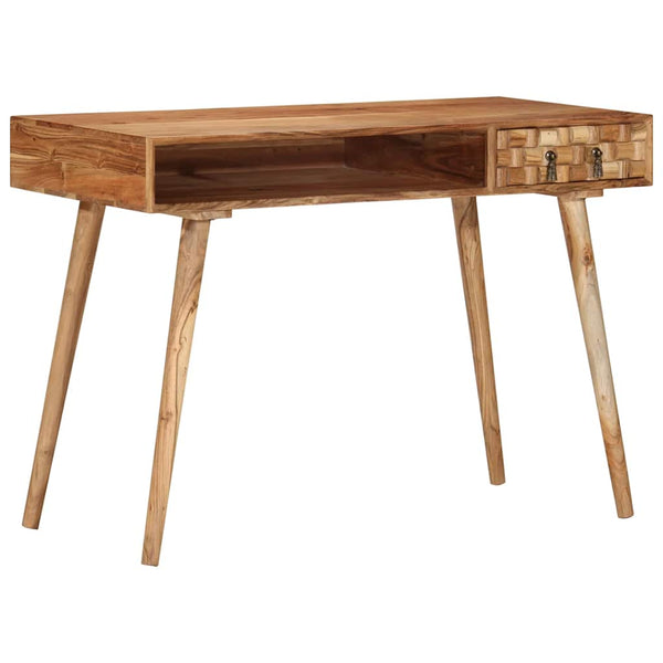 Akazie Massivholz Schreibtisch 110 cm