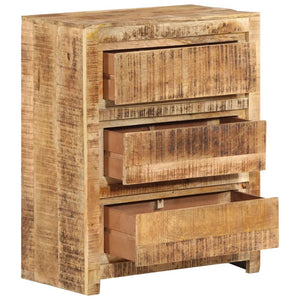 Mango Massivholz Schubladenschrank 60x75 cm