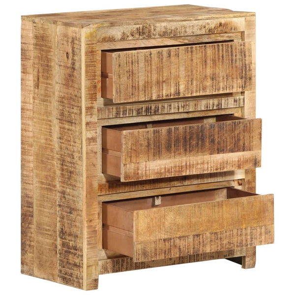 Mango Massivholz Schubladenschrank 60x75 cm