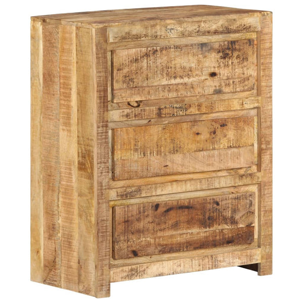 Mango Massivholz Schubladenschrank 60x75 cm