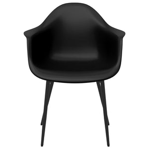 Esszimmerstühle 6 Stk. Schwarz PP