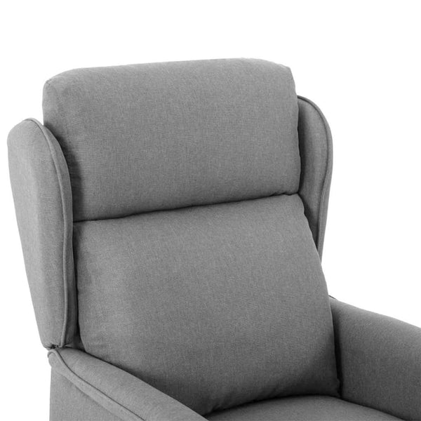 Hellgrauer Liegestuhl Polyester