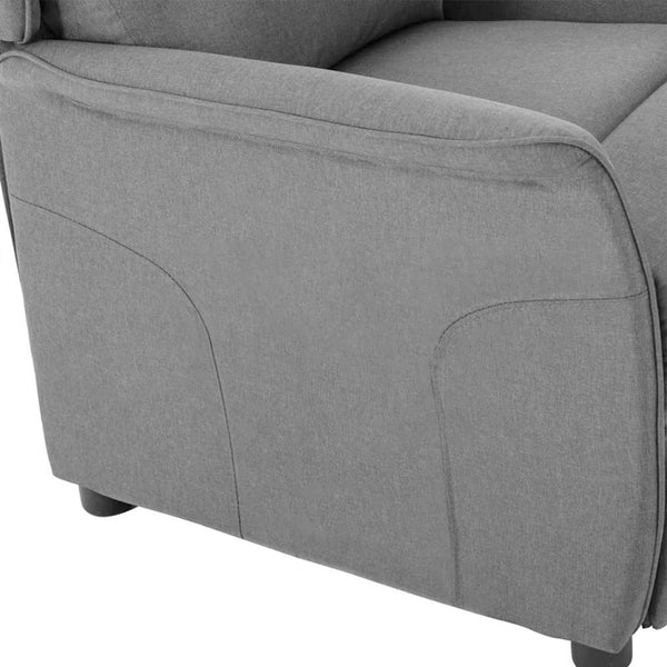 Hellgrauer Liegestuhl Polyester