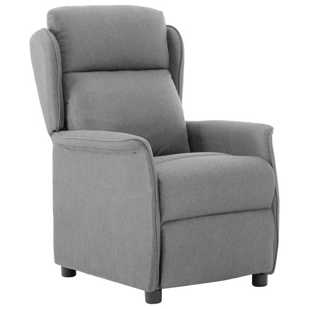 Hellgrauer Liegestuhl Polyester