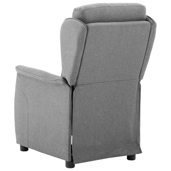 Hellgrauer Liegestuhl Polyester