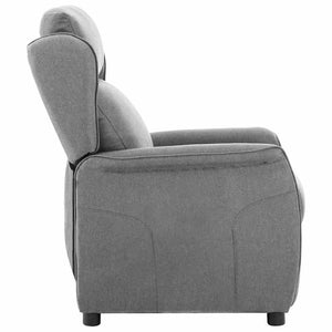 Hellgrauer Liegestuhl Polyester