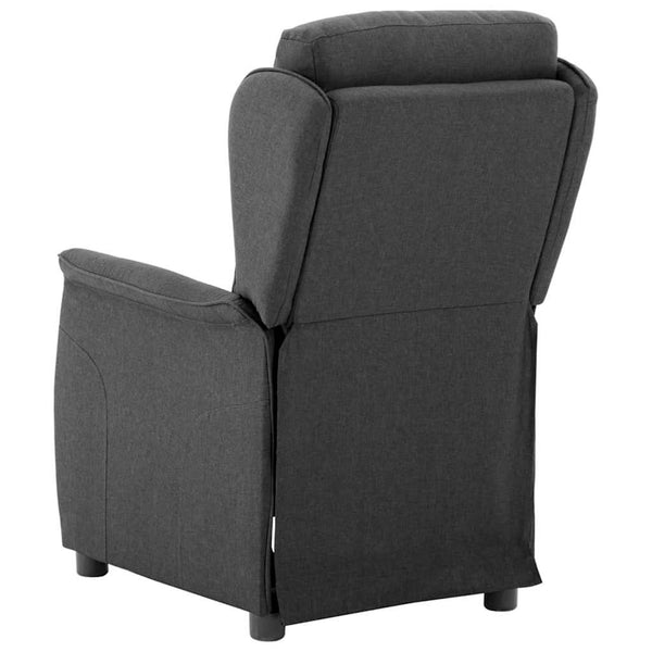 Dunkelgrauer Liegestuhl aus Polyester