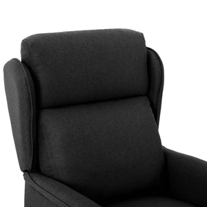 Schwarzer Liegestuhl Polyester