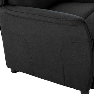Schwarzer Liegestuhl Polyester